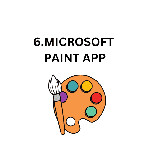 6.MICROSOFT PAINT APP